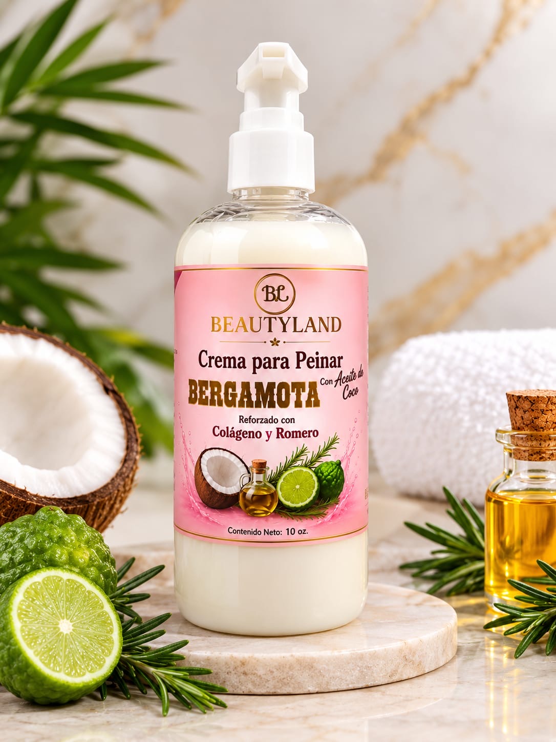 Bergamot + Coconut Oil Leave-In Styling Cream